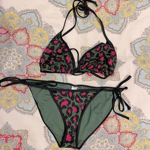 Victoria’s Secret PINK Cheetah Triangle Bikini